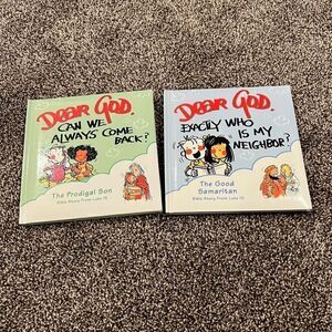 Set of 2 “Dear God” children’s hardback books